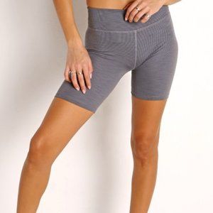 Beyond Yoga Heather Rib High Rise Biker Short